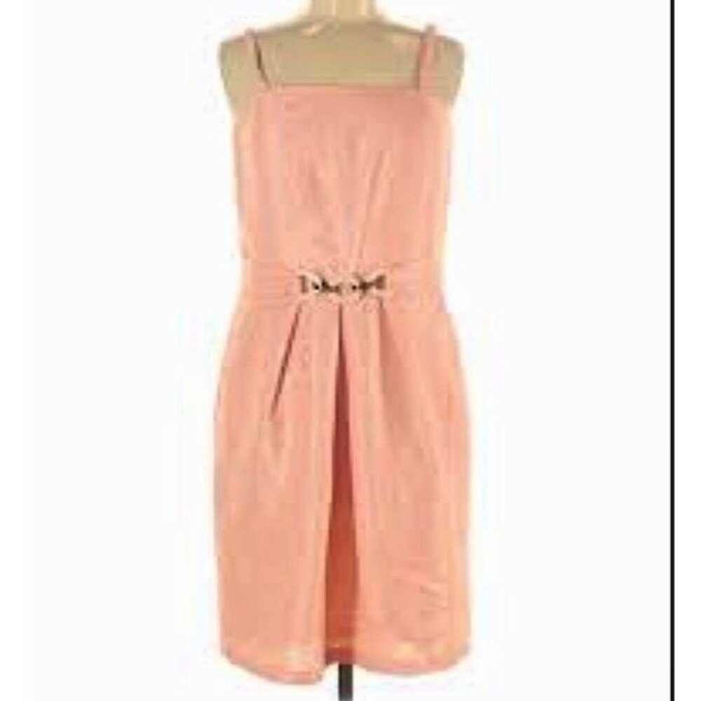 ANTONIO MELANI- WOMENS SPAGUETTI STRAP SQUARE NECK KNEE LENGHT DRESS SIZE 12